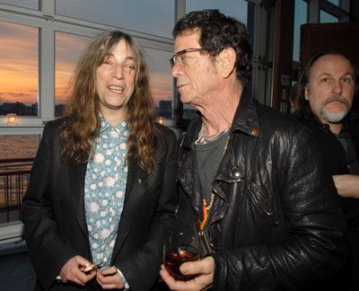 Lou Reed and Patti Smith